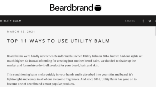 Guide d'utilisation des produits BeardBrand