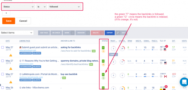 pesquisa de backlinks