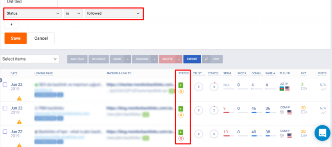 gestión de backlinks