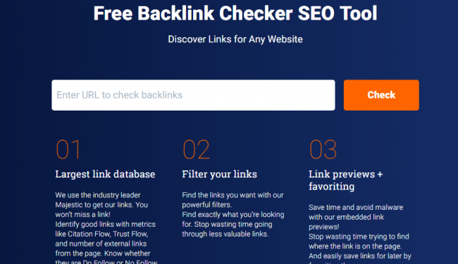 أفضل أداة backlink