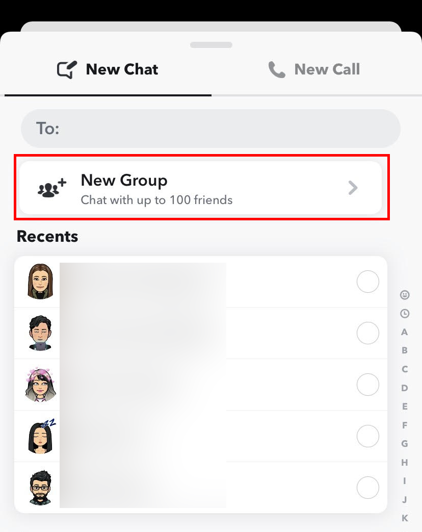 Cómo hacer un chat grupal en Snapchat