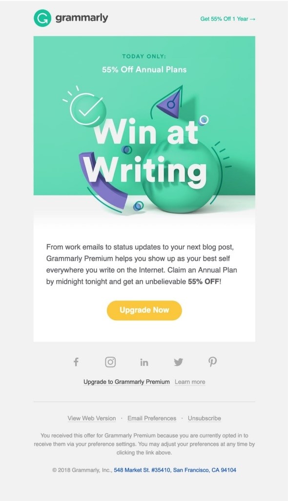 marketing prin e-mail gramatical