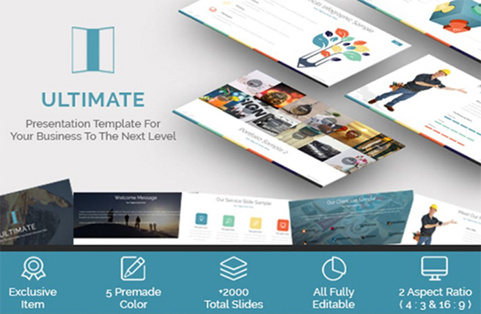 Ultimate - 비즈니스 프레젠테이션 템플릿