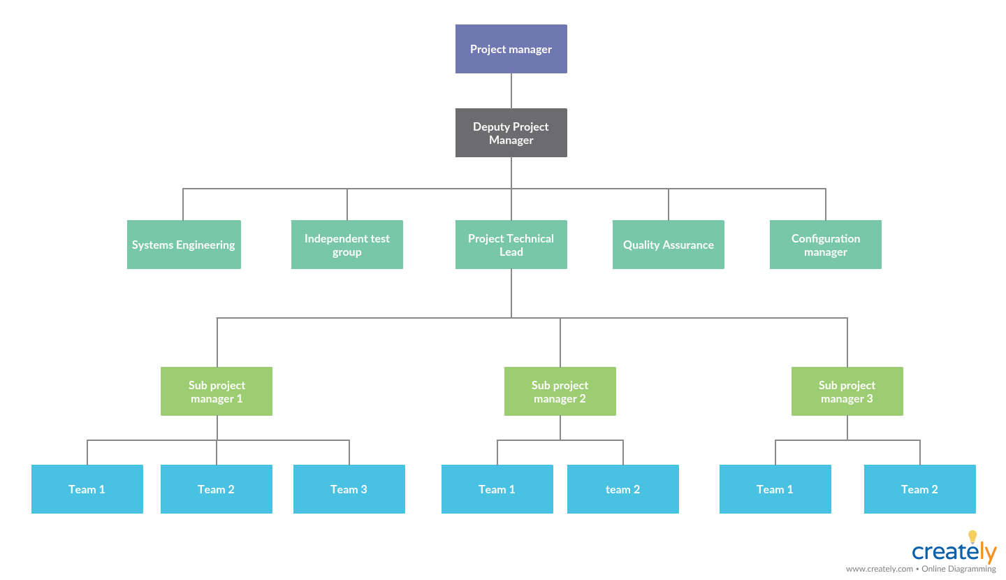 Organisationsstruktur des Projektmanagements