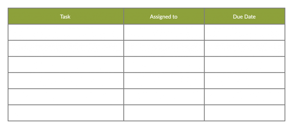 Modèle de plan d'action simple Comment rédiger un plan d'action