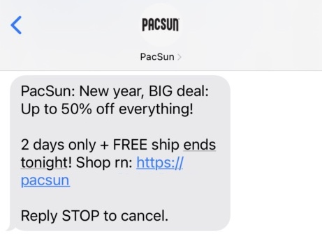 pacsun 縮寫