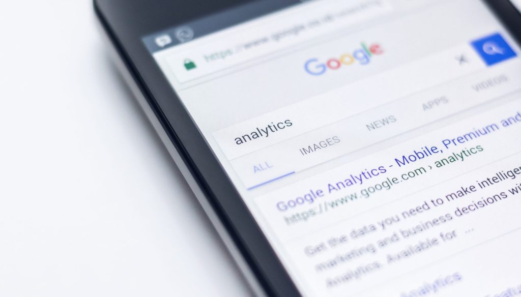 Telefone do Google Analytics