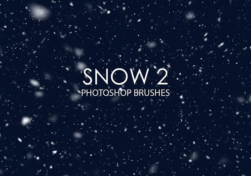 Pennelli di Photoshop per la neve 2