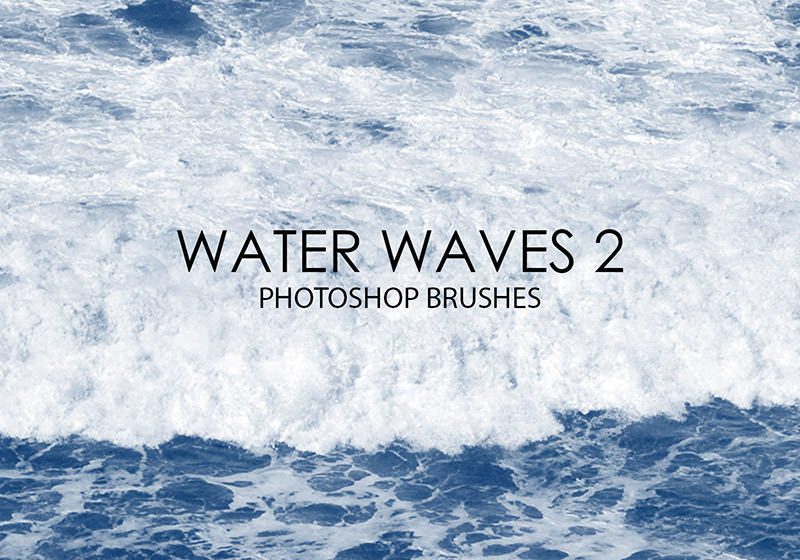 Wasserwellen Photoshop-Pinsel 2