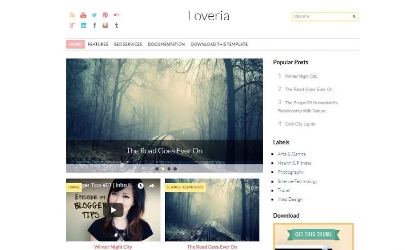 Loveria Moda Blog Tema
