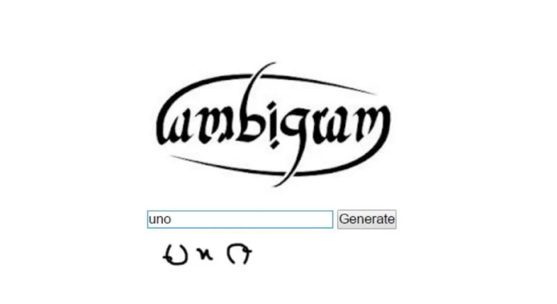 Benar-benar Science Ambigram Generator