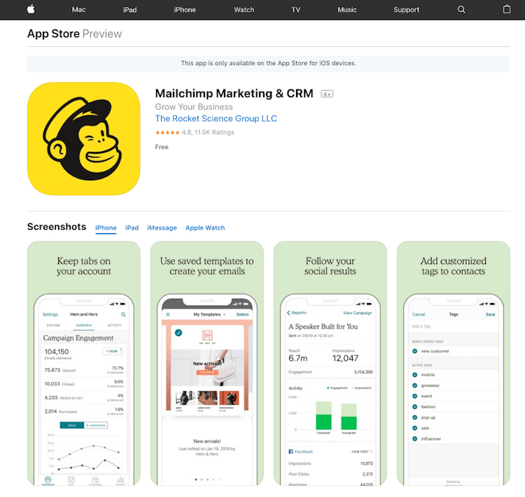 MailChimp-iOS 应用程序