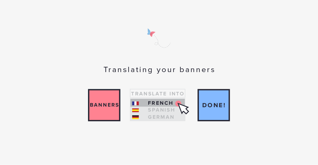 traduire des bannières publicitaires bannerflow html5 langues