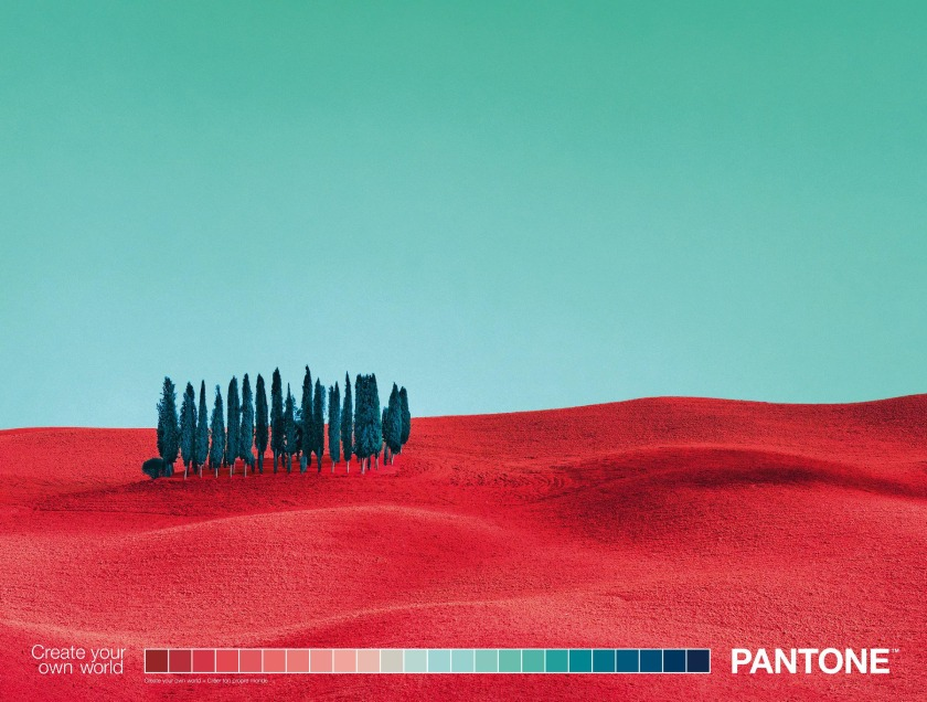 Pantone 風景圖像示例——創造力和投資回報率