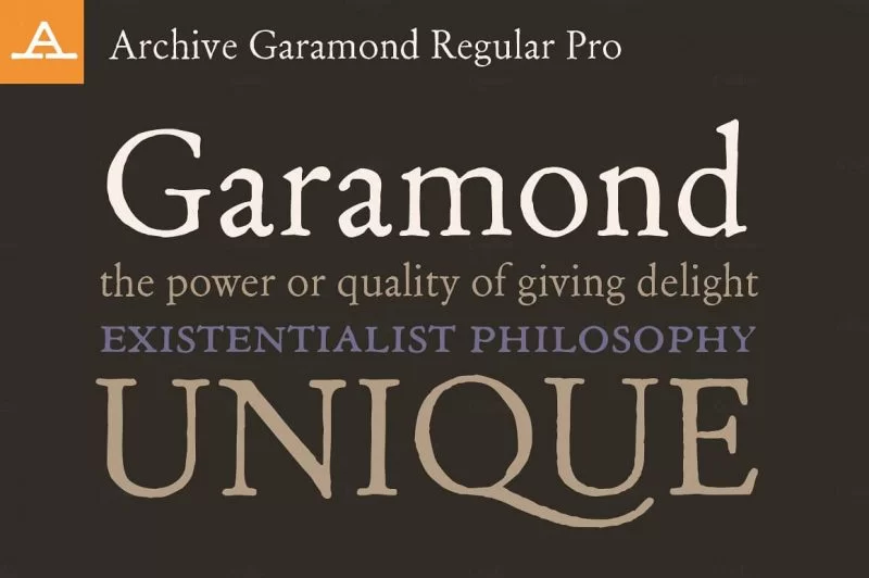 Garamond Reguler Pro