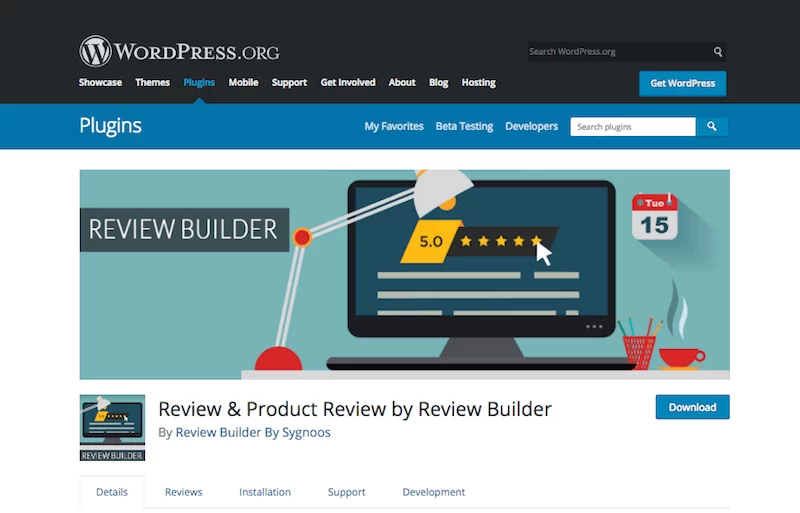 Examen et examen du produit par Review Builder