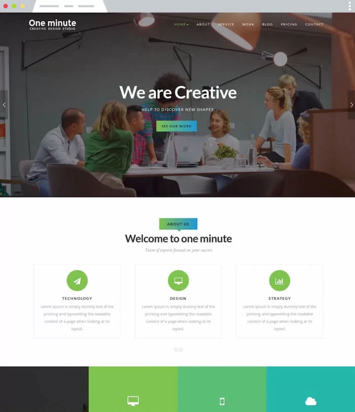 Template Joomla satu menit