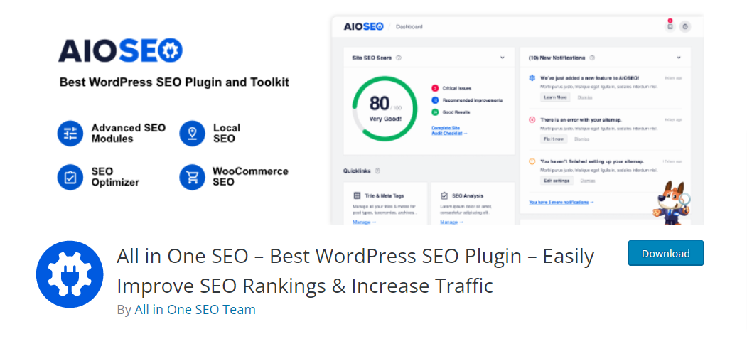 Wszystko w jednym SEO – wtyczka WordPress SEO