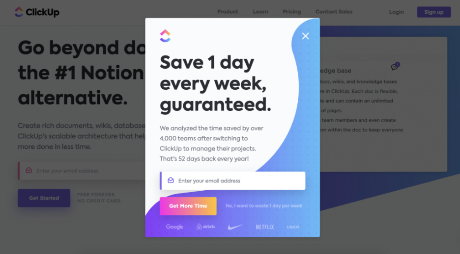 popup design example 09 - 5 Easy-to-Implement Tips to Design a Compelling Popup (With 24 Examples)