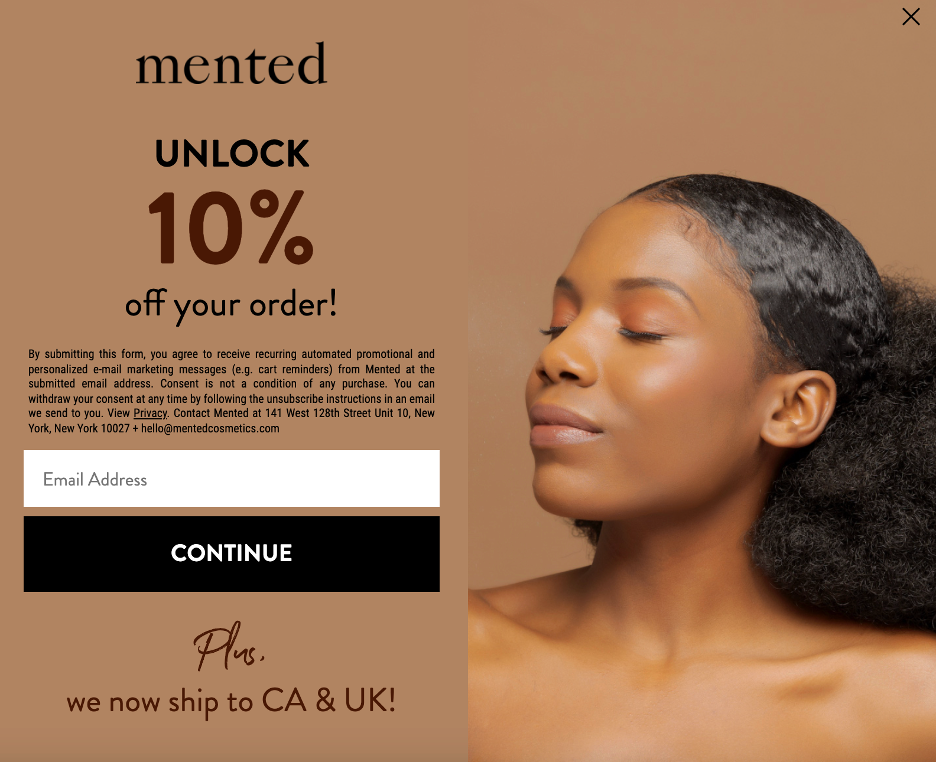 popup design example 04 - 5 Easy-to-Implement Tips to Design a Compelling Popup (With 24 Examples)