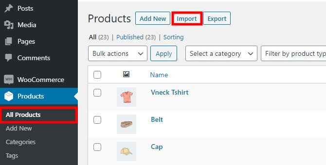 WooCommerce-Import-Eksport