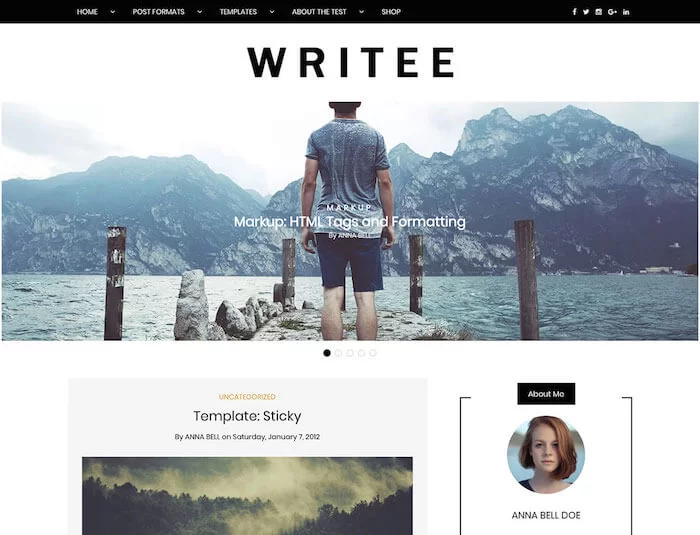 writee-free-personal-blog-wordpress-主题