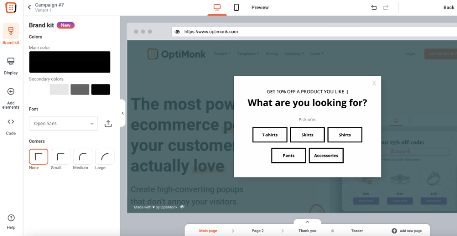 copy fashion nova popup 02 - How to Copy the Popups of Top Ecommerce Brands Using OptiMonk