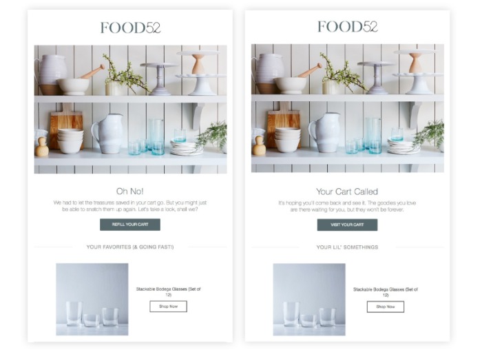 food52 a/b-test