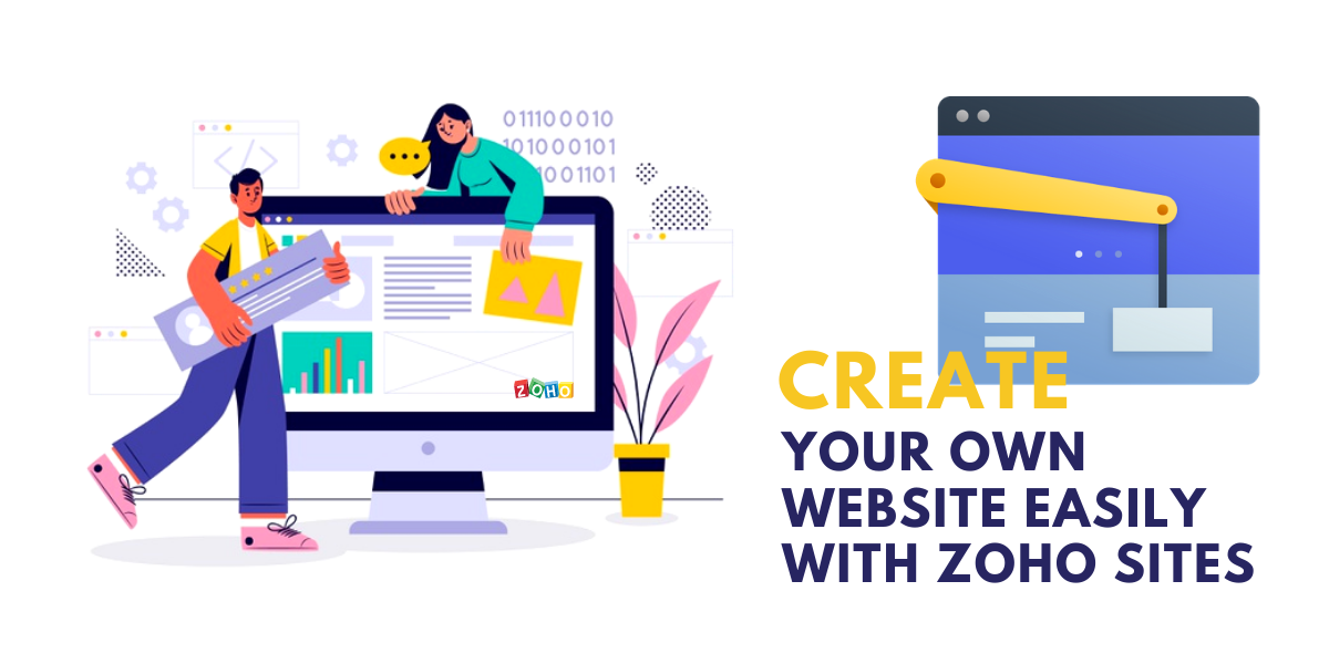 Créez facilement votre propre site Web avec Zoho Sites - Encaptechno