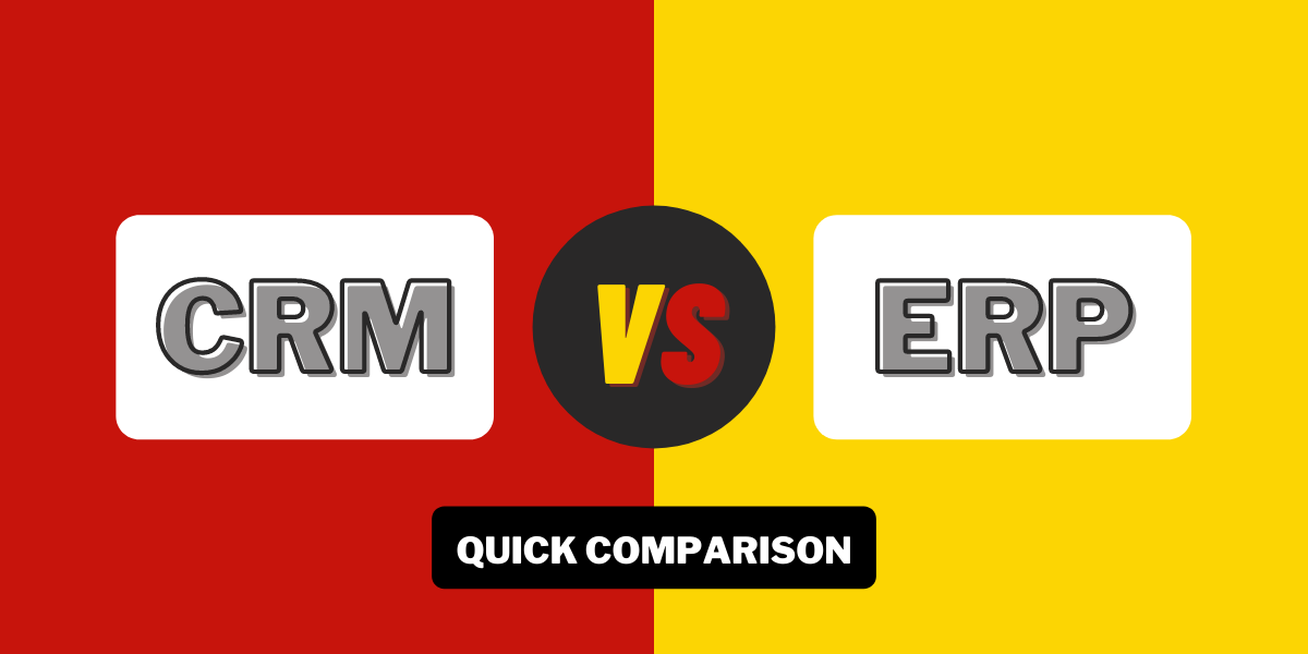 CRM vs ERP - Une comparaison rapide - Encaptechno