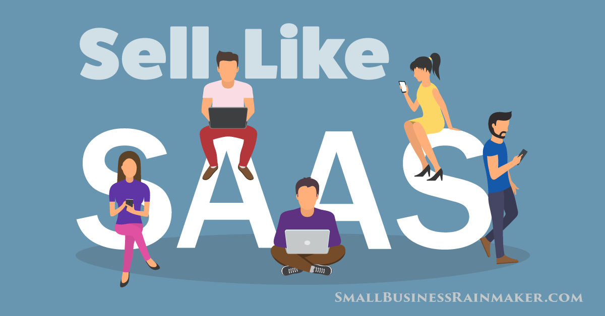 تبيع أساليب التسويق القائمة على الاشتراك مثل Saas