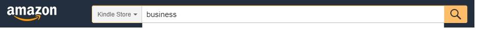 Barra de búsqueda para Kindle - Negocios