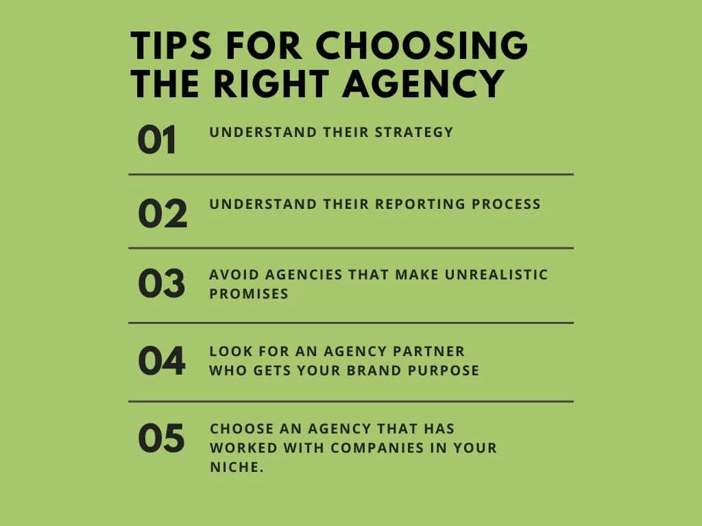 Tips to choose the right marketing agency