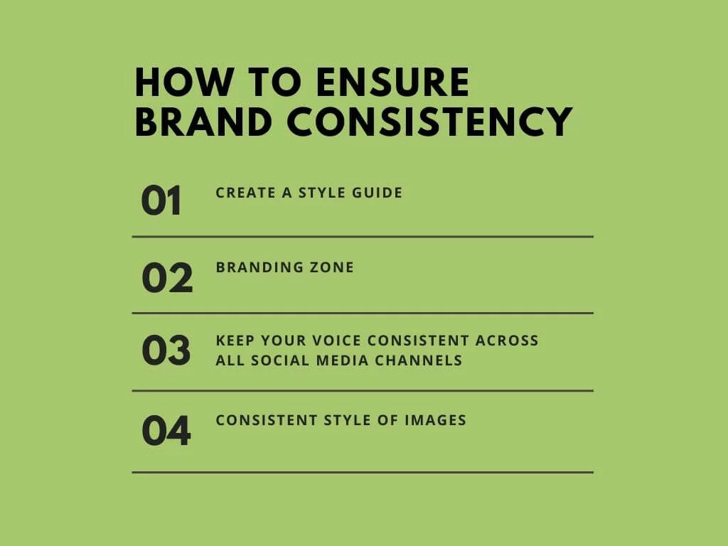 How to maintain brand consistency tips