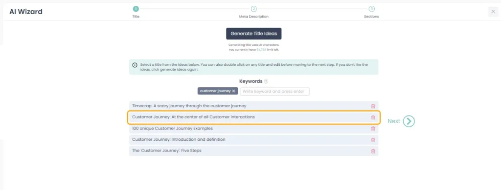 AI writer workflow