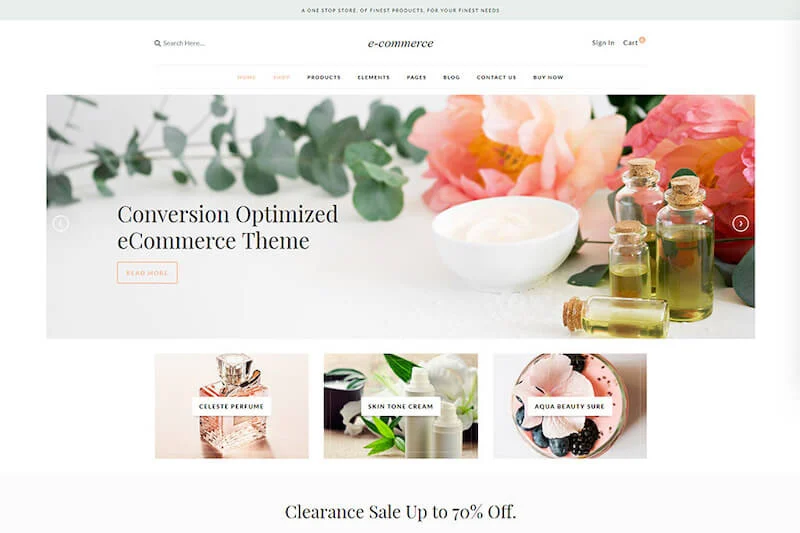 Tema eCommerce