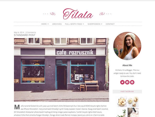 tilala-feminines-wordpress-theme