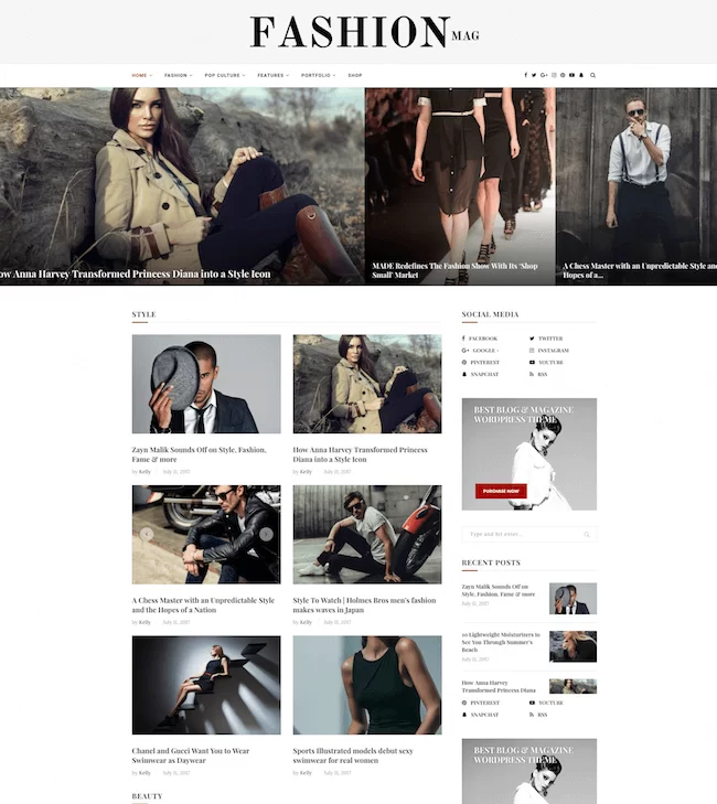 Soledad Magazine WP-Theme