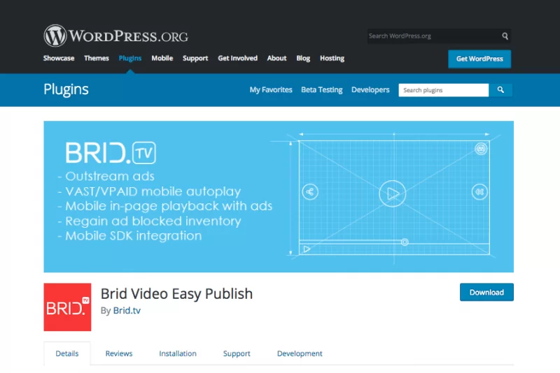 Brid Video Easy Publish (بريد سهل النشر)