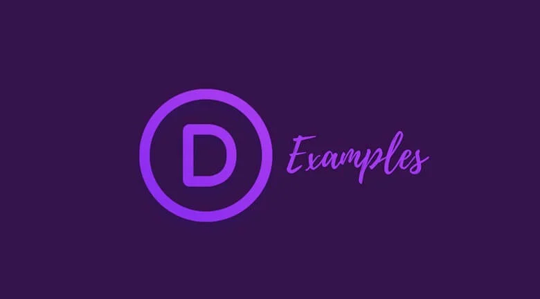 Exemplos de sites Divi