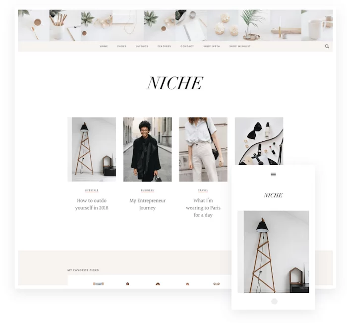 ธีม Niche Pro