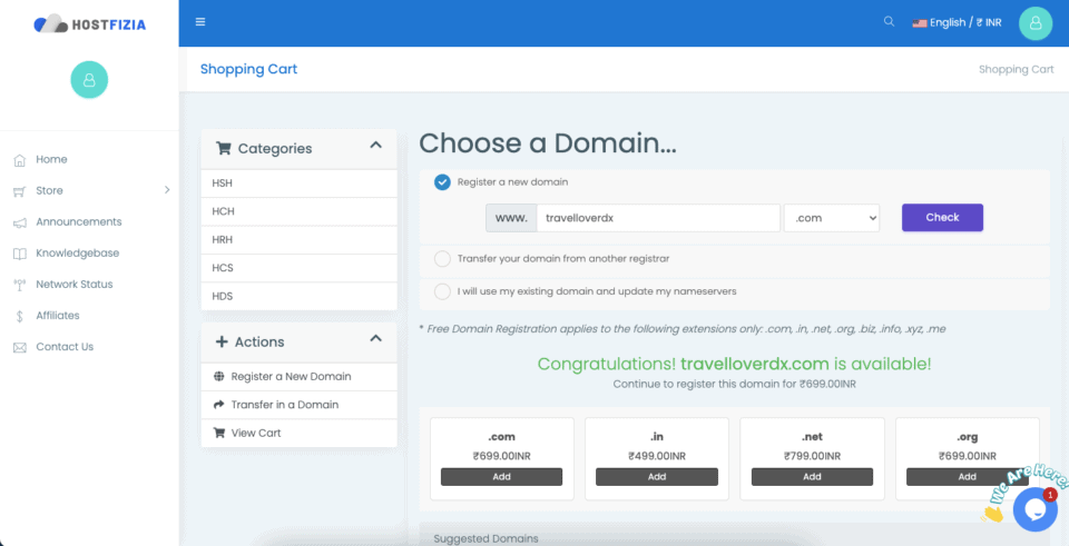 how to register free domain name for lifetime