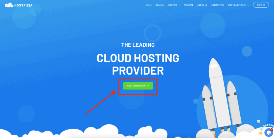 how to buy hosting with hostfizia 